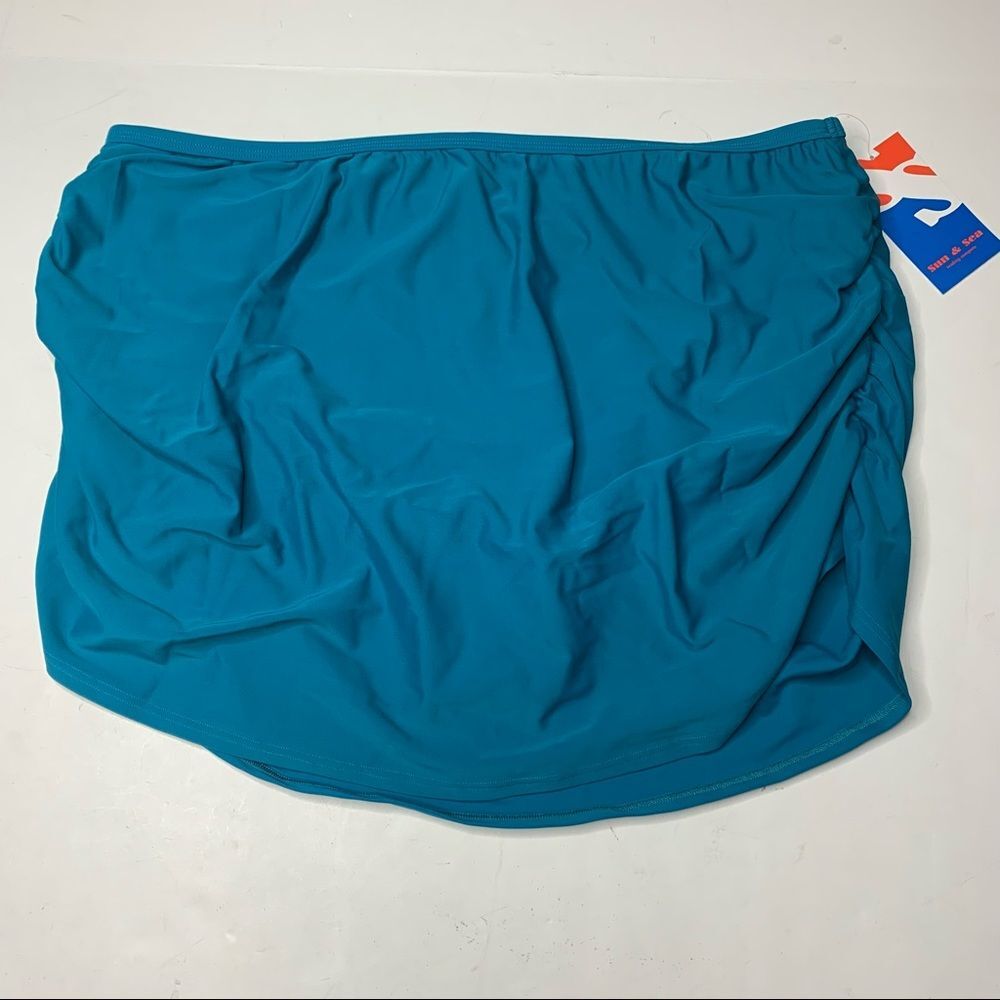Sun & Sea teal green swim skirt